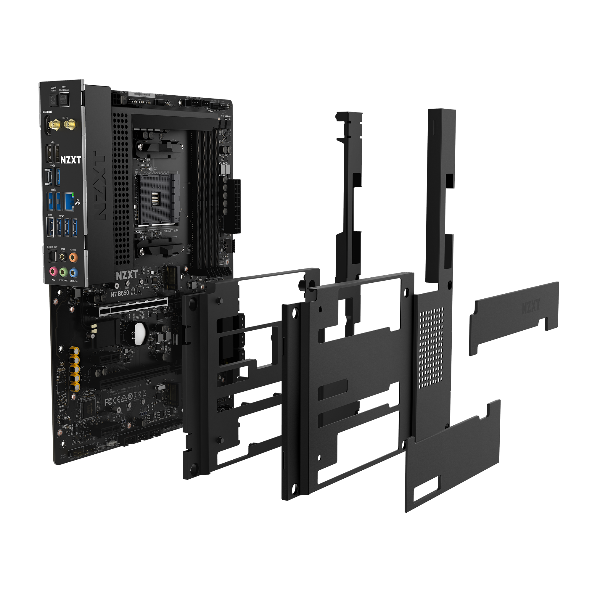 N7 B550 Black Exploded view 6a910